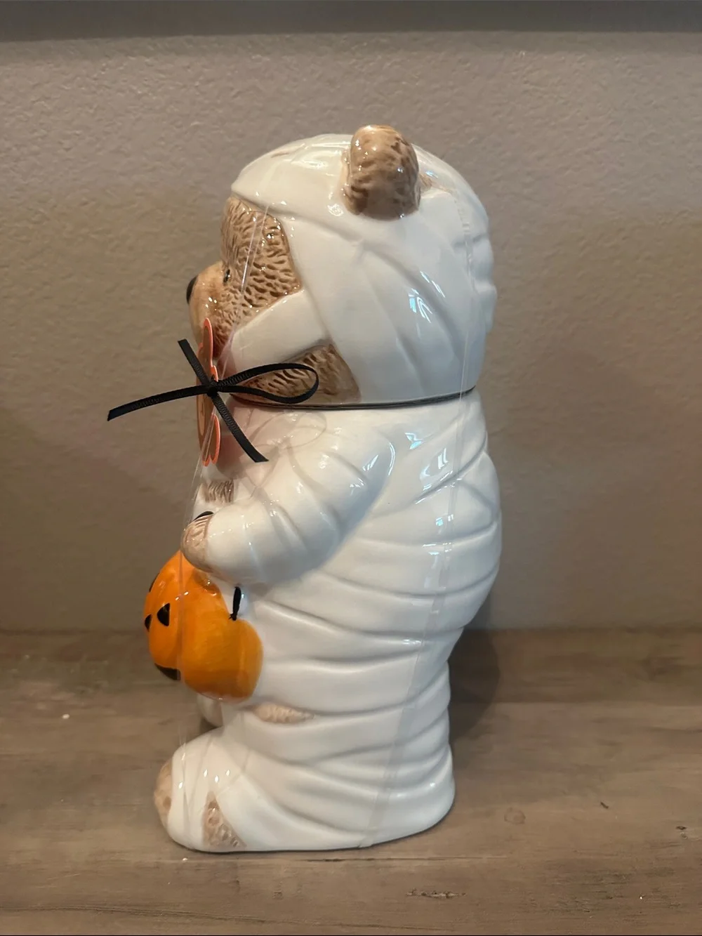 Creepy Critters Mummy Bear Cookie Jar/ Canister